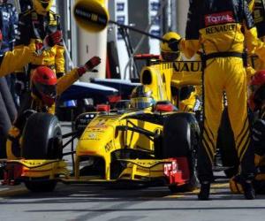 Puzle Robert Kubica - Renault - Bahrain 2010