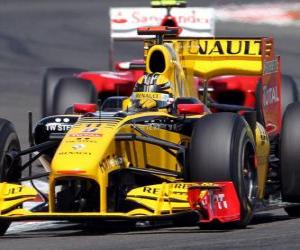 Puzle Robert Kubica - Renault F1 - Silverstone 2010