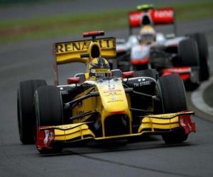 Puzle Robert Kubica - Renault - Melbourne 2010