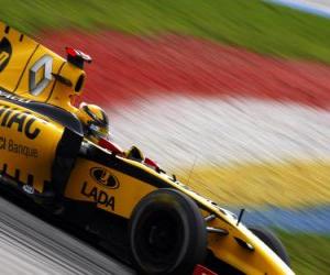 Puzle Robert Kubica - Renault - Sepang 2010