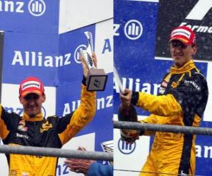 Puzle Robert Kubica - Renault - Spa-Francorchamps, na Bélgica Grand Prix 2010 (terceiro classificado)