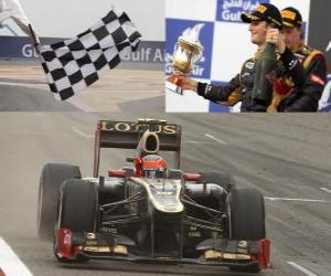 Puzle Romain Grosjean - Lotus - Grande Prêmio do Bahrain (2012) (3º lugar)