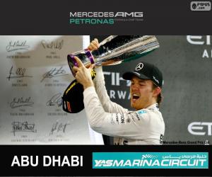 Puzle Rosberg G.P Abu Dhabi 2015