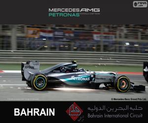 Puzle Rosberg G.P. Bahrain 2015