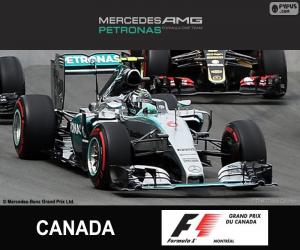 Puzle Rosberg G.P. Canadá 2015