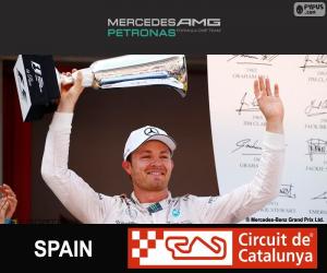 Puzle Rosberg G.P Espanha 2015