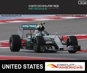 Puzle Rosberg, G.P Estados Unidos 2015