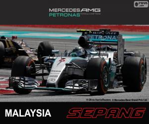 Puzle Rosberg G.P. Malásia 2015