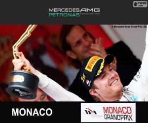Puzle Rosberg G.P. Mónaco 2015