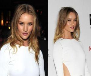 Puzle Rosie Huntington-Whiteley é uma atriz e modelo britânica