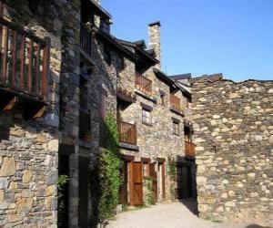 Puzle Rua típica aldeia de montanha