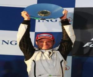 Puzle Rubens Barrichello no pódium