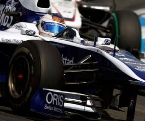 Puzle Rubens Barrichello - Williams - Hockenheim 2010