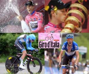 Puzle Ryder Hesjedal, campeão do Giro d'Italia 2012
