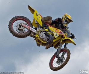 Puzle Salto de motocross