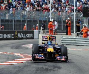 Puzle Sebastian Vettel - Red Bull - Monte Carlo de 2010