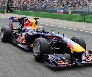 Puzle Sebastian Vettel - Red Bull - Hockenheimring 2010