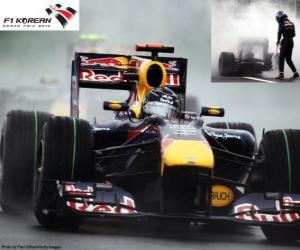 Puzle Sebastian Vettel - Red Bull - Coréia 2010