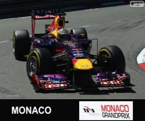 Puzle Sebastian Vettel - Red Bull - Grand Prix de Monaco 2013, 2º classificado