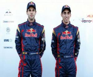 Puzle Sébastien Buemi e Alguersuari, Scuderia Toro Rosso F1