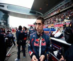 Puzle Sebastien Buemi - Toro Rosso - Xangai 2010