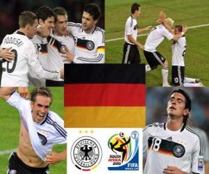 Puzle Seleção Alemanha, Grupo D, África do Sul 2010