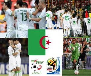 Puzle Seleção da Argélia, C Piscina, África do Sul 2010
