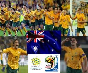 Puzle Seleção da Austrália, do Grupo D, na África do Sul 2010