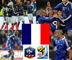 Puzle Seleção da França, Grupo A, a África do Sul 2010
