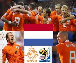 Puzle Seleção da Holanda, Grupo E, na África do Sul 2010