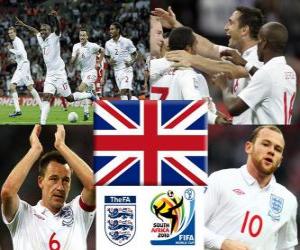 Puzle Seleção da Inglaterra Grupo C, África do Sul 2010