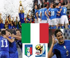 Puzle Seleção da Itália, do Grupo F, na África do Sul 2010