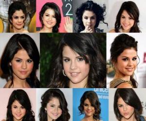 Puzle Selena Gomez é uma atriz americana de ascendência mexicana. Atualmente interpreta o personagem Alex Russo, no Disney Channel Original Series, Os Feiticeiros de Waverly Place
