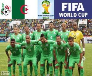 Puzle Seleção da Argélia, Grupo H, Brasil 2014