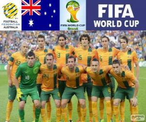 Puzle Seleção da Austrália, Grupo B, Brasil 2014