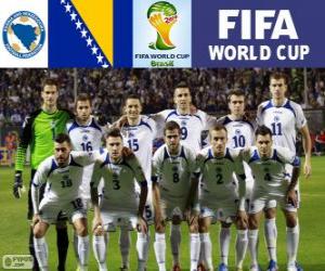 Puzle Seleção da Bósnia e Herzegovina, Grupo F, Brasil 2014
