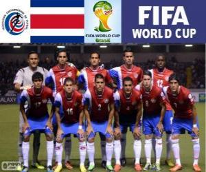 Puzle Seleção da Costa Rica, Grupo D, Brasil 2014