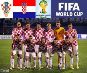 Puzle Seleção da Croácia, Grupo A, Brasil 2014