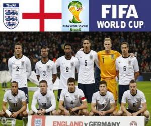 Puzle Seleção da Inglaterra, Grupo D, Brasil 2014