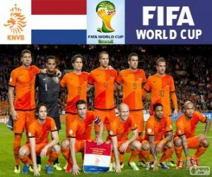 Puzle Seleção da Neerlandesa, grupo B, Brasil 2014