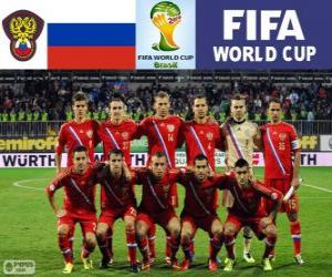 Puzle Seleção da Rússia, Grupo H, Brasil 2014