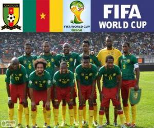 Puzle Seleção de Camarões, Grupo A, Brasil 2014
