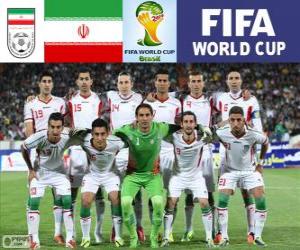 Puzle Seleção do Irã, Grupo F, Brasil 2014