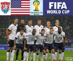 Puzle Seleção dos Estados Unidos, Grupo G, Brasil 2014
