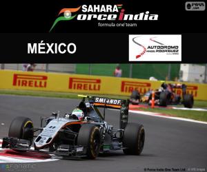 Puzle Sergio Perez, GP México de 2016