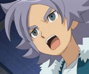 Puzle Shawn Frost ou Shiro Fubuki, jogador rápido e habilidoso que jogou originalmente como um defensor da Alpine e agora está jogando como atacante no Raimon