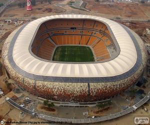 Puzle Soccer City, vista aérea