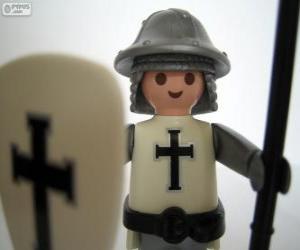 Puzle Soldado medieval Playmobil