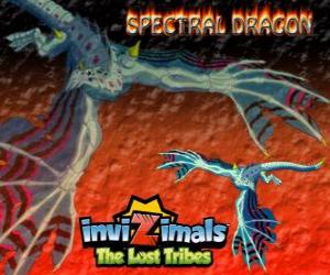 Puzle Spectral Dragon. Invizimals Tribos Perdidas. Invizimal malvado que garante combates fáciles se você for corajoso para ter ao seu lado