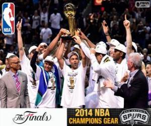 Puzle Spurs, campeões da NBA 2014